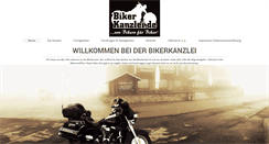 Desktop Screenshot of bikerkanzlei.de