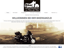 Tablet Screenshot of bikerkanzlei.de